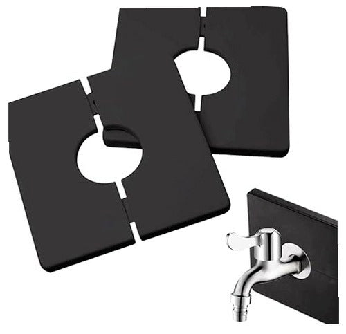 FAUCET COVER SQUARE SELF-ADHESIVE PCW FOR PIPE BATHROOM KITCHEN
