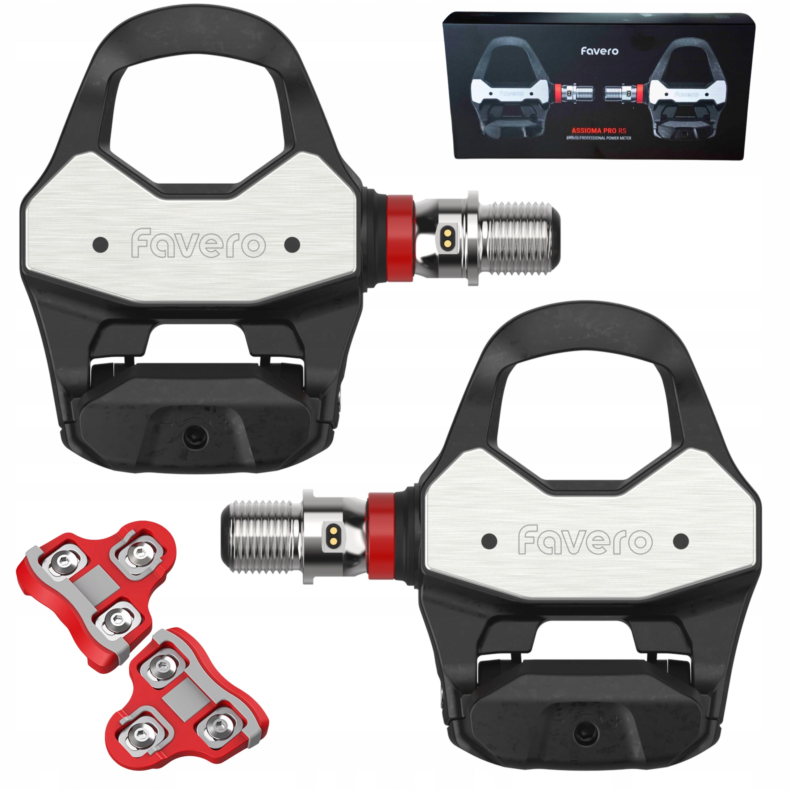 FAVERO ASSIOMA PRO RL-2 Road Pedals with Double-Sided Power Measurement 260 g
