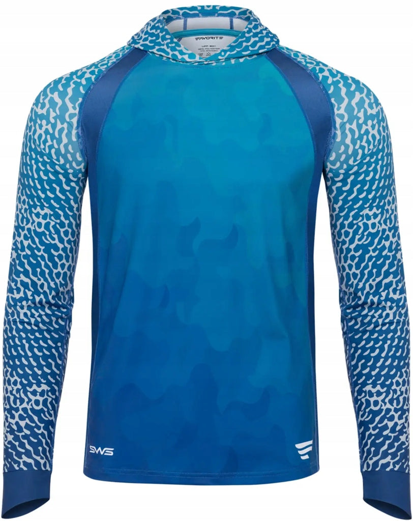 FAVORITE SALTWATER BASIC UPF50+ 2XL MARINE HOODIE