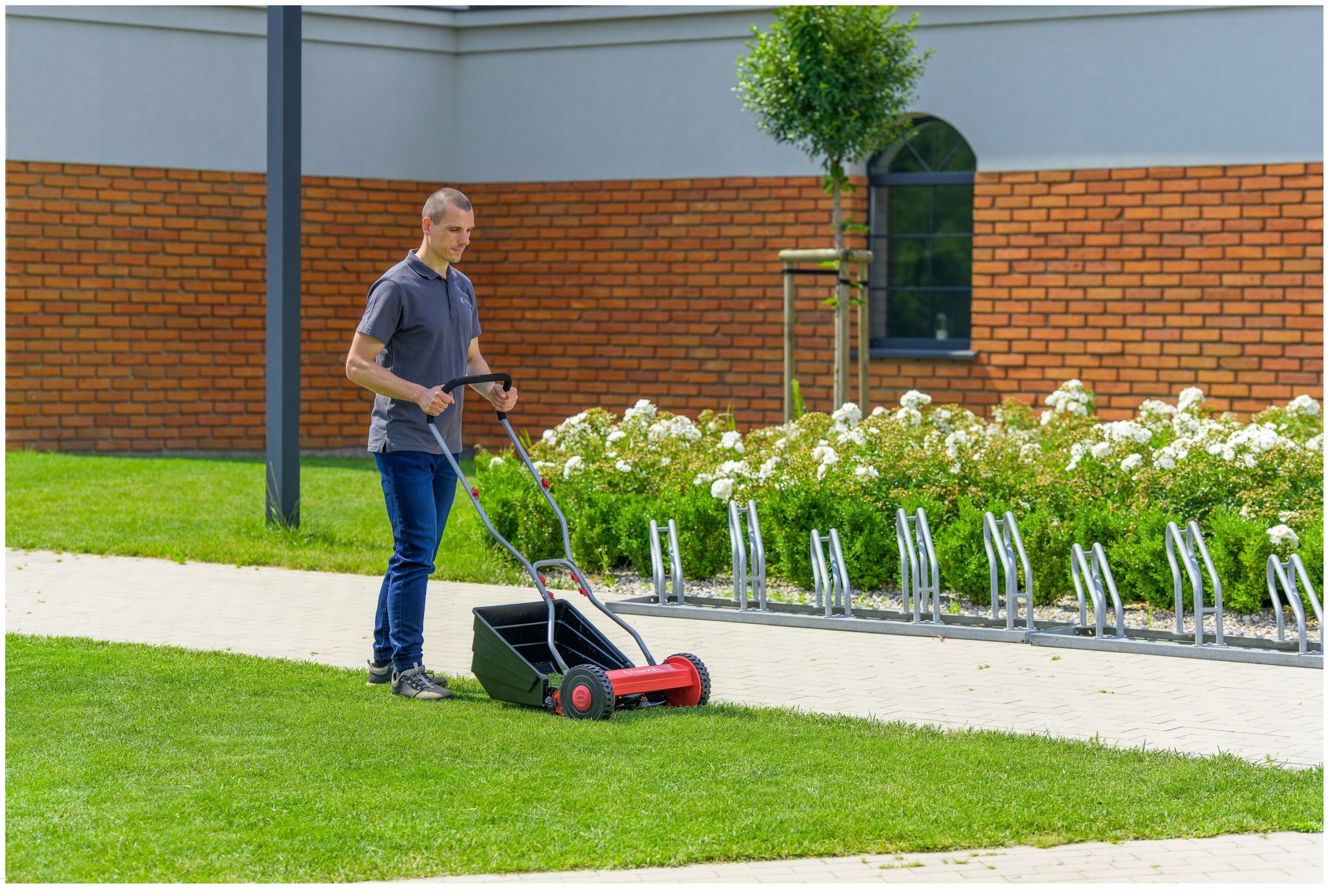 FAWORYT DRUM MOWER TKR300 MECHANICAL SPINDLE PUSH 30cm Brand Faworyt