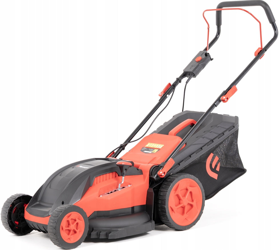 FAWORYT ELECTRIC LAWN MOWER INDUCTION FOR GRASS WITH BASKET 50L 1800W 43cm Model JV1800
