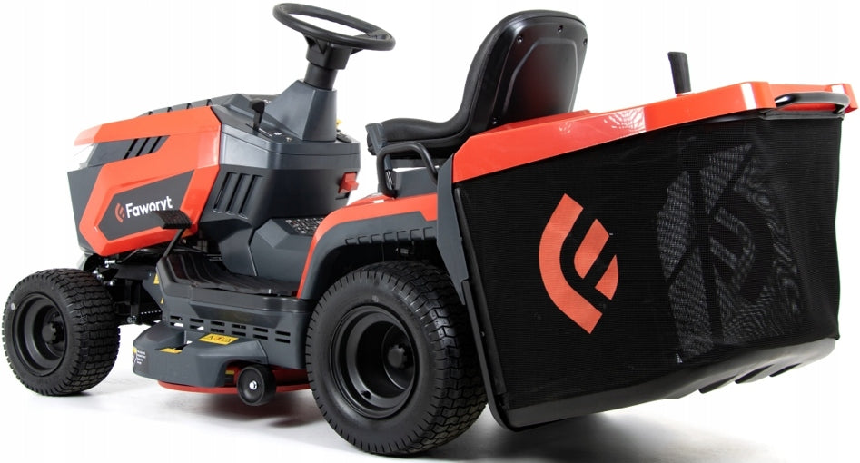FAWORYT GARDEN TRACTOR COMBUSTION LAWN MOWER 84cm LONCIN 10KM Basket capacity 280 l