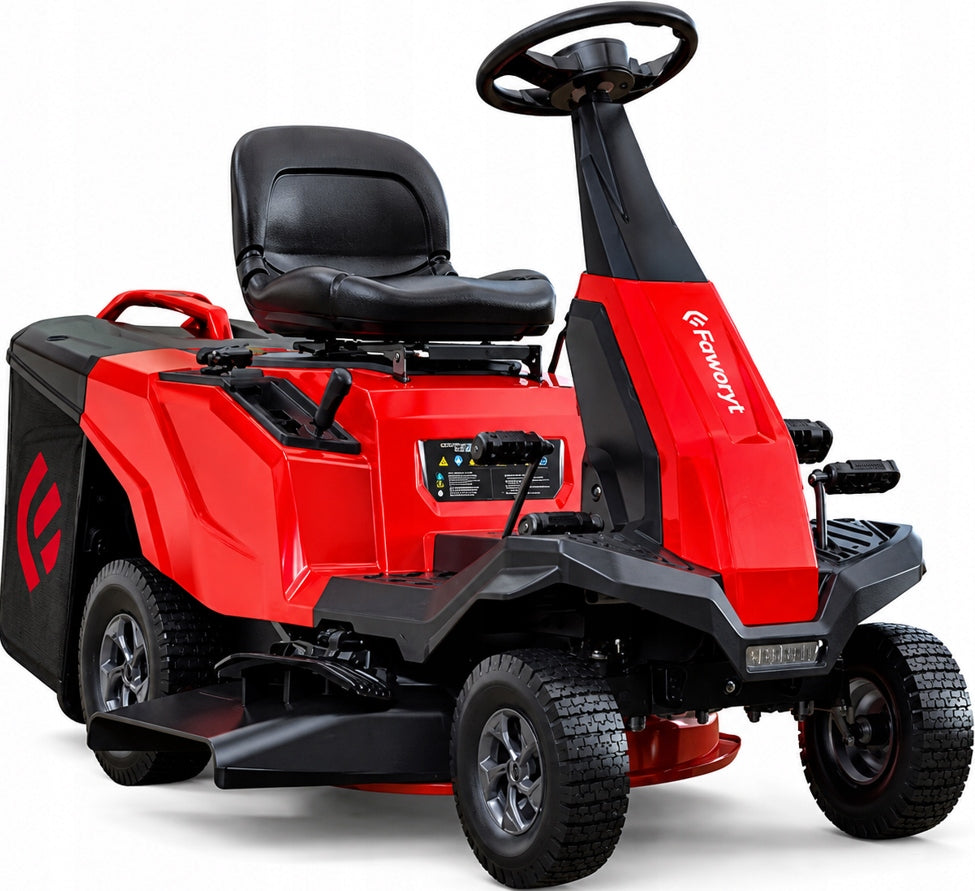 FAWORYT SELF-PROPELLED LAWN MOWER WITH BASKET GARDEN TRACTOR 66cm 6KM