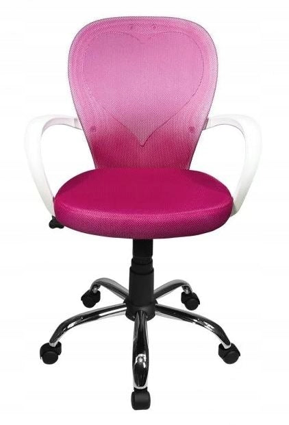 FB8-FX Pink Mesh Desk Chair Youth Heart Manufacturer code Furnitex1