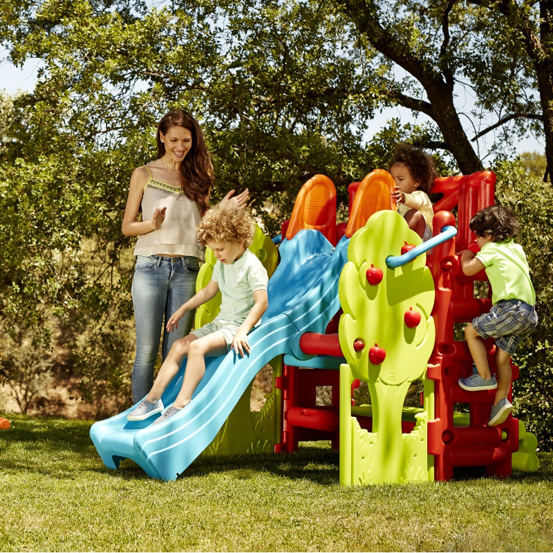 FEBER Toys Square with Slide and Wood House Table Brand Feber