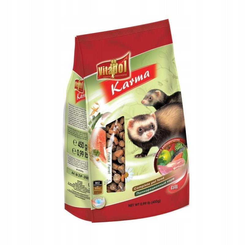 FEED FOR FERRET 450g IN A BAG