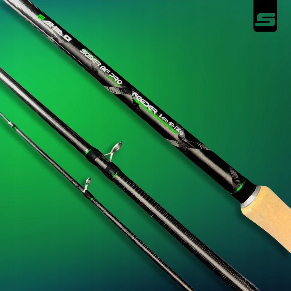 FEEDER FISHING SET 3,6M CARBON PREMIUM FISHING ROD REEL FISHING LINE Number of items in the set 3