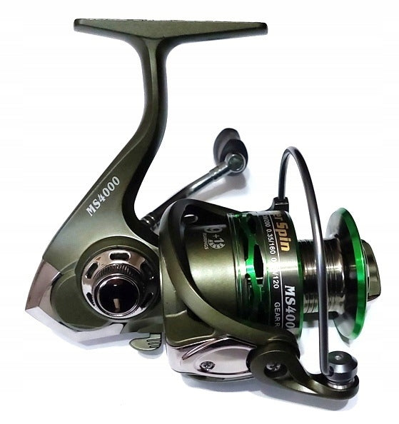 FEEDER REEL 10 BEARINGS MS4000 SPINNING METAL SPOOL FEEDER + Fishing method universal