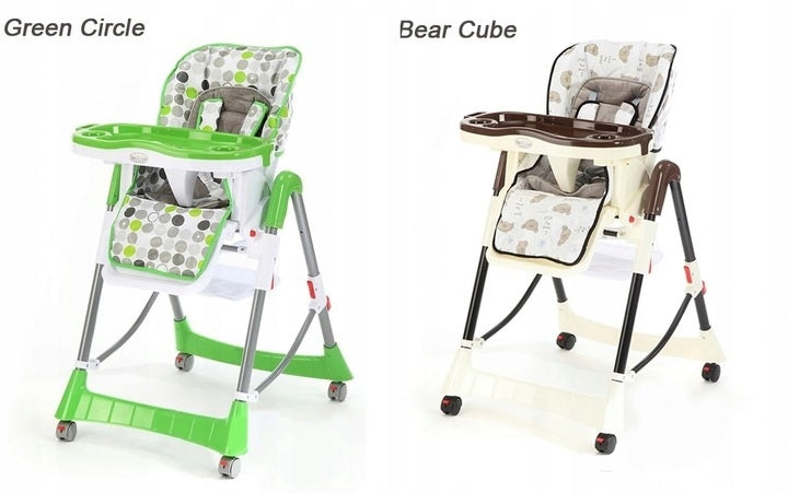 FEEDING TABLE HIGH CHAIR 4 WHEELS Manufacturer code 10142