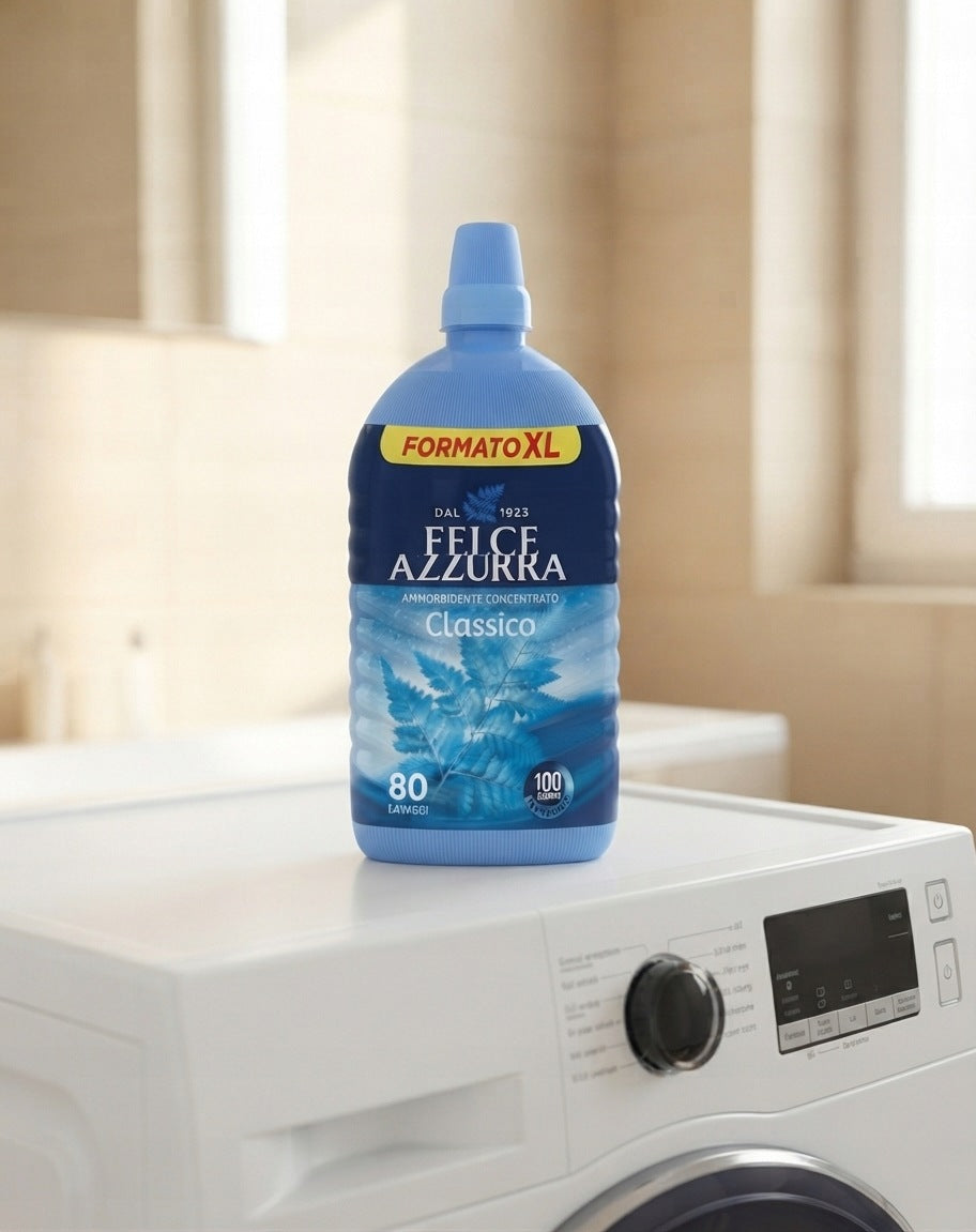 FELCE AZZURRA FABRIC SOFTENER CLASSICO 1600 ML 80 RINSES Packaging status original