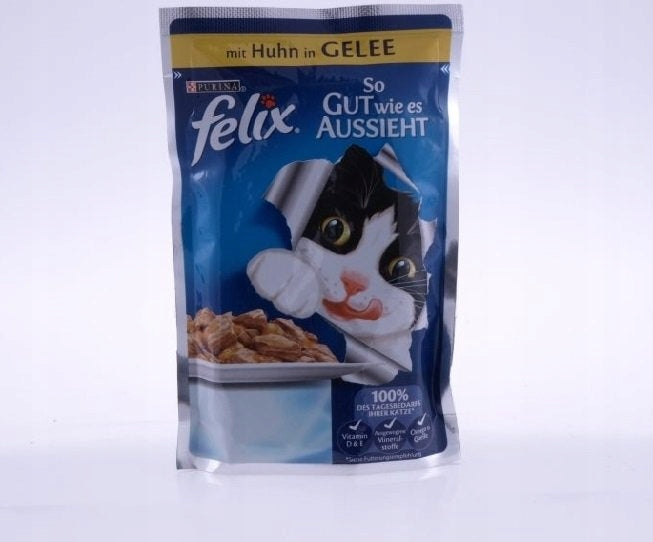 FELIX CHICKEN FOOD 85G SET EAN (GTIN) 7613036894869
