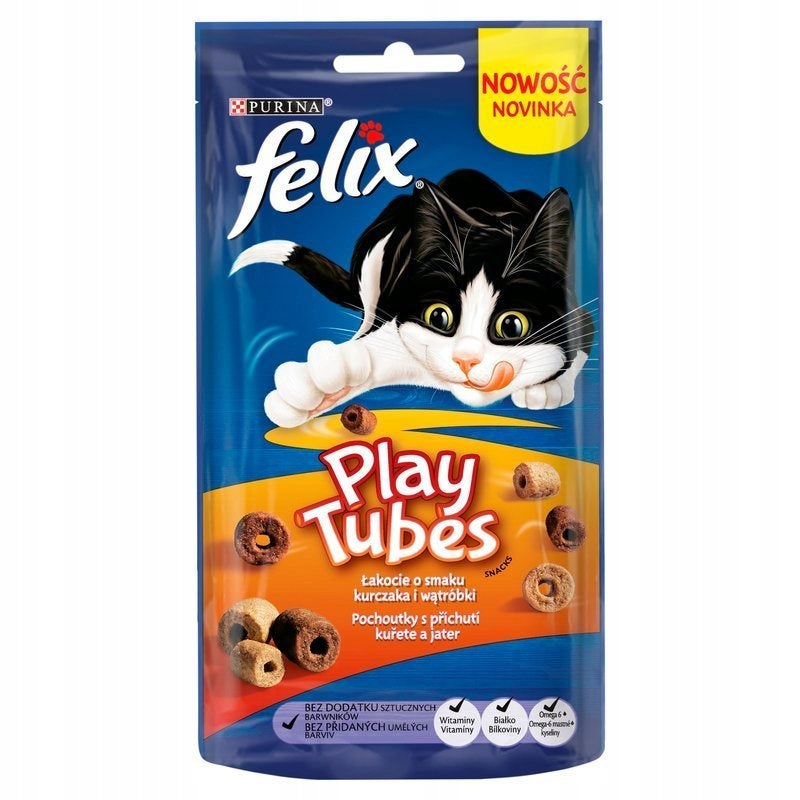 FELIX Cat Food PLAY TUBES CHICKEN LIVER 50g
