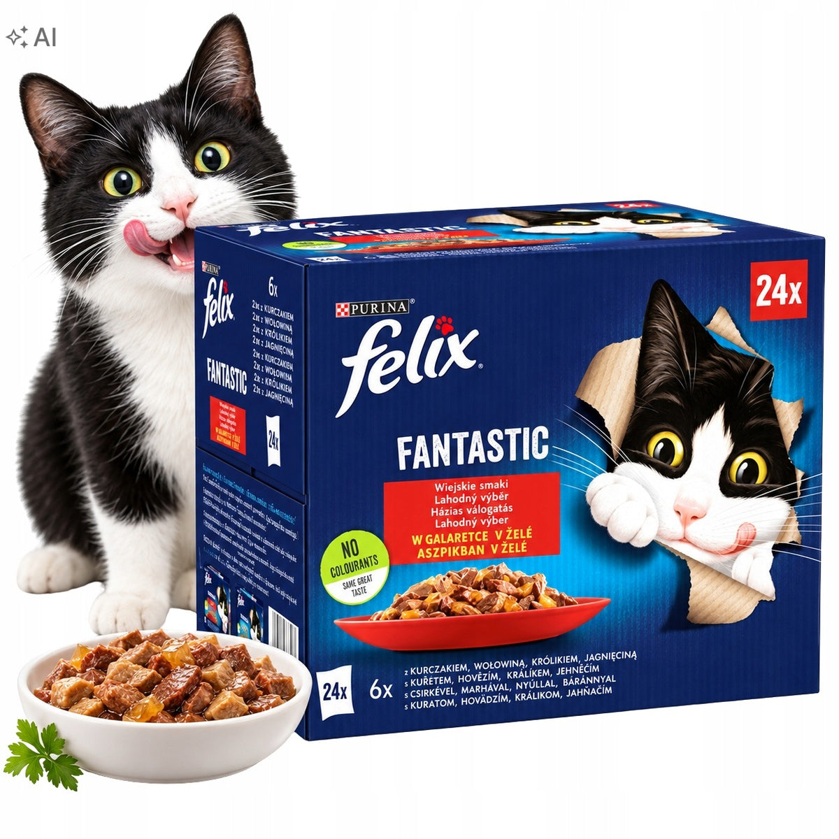 FELIX Fantastic Rural Flavours in Jelly 24x85g