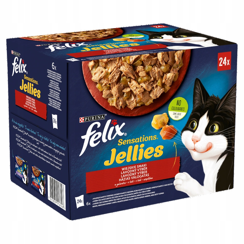 FELIX Sensations jellies Rural Flavours in jelly: 24x85g