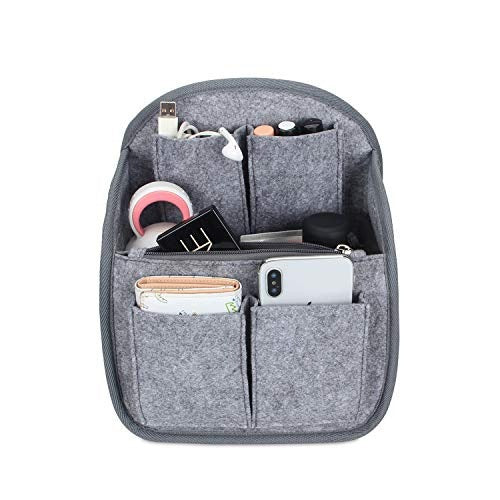 FELT BACKPACK ORGANIZER KHAKI CARTRIDGE A4 POCKET 28X35CM for home Brand no brand