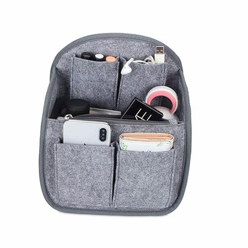 FELT BACKPACK ORGANIZER KHAKI CARTRIDGE A4 POCKET 28X35CM for home