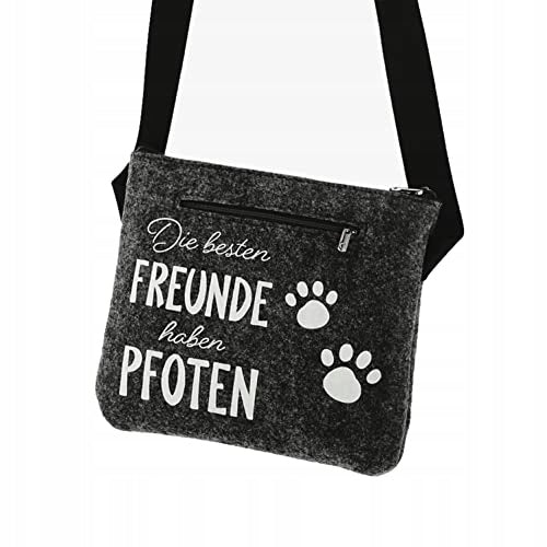 FELT BAG FOR DOG TREATS WITH ZIPPER ADJUSTABLE STRAP FOR HOME Brand no brand