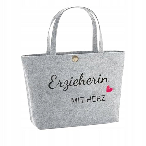 FELT BAG FOR EDUCATOR GIFT HEART KINDERGARTEN Brand no brand