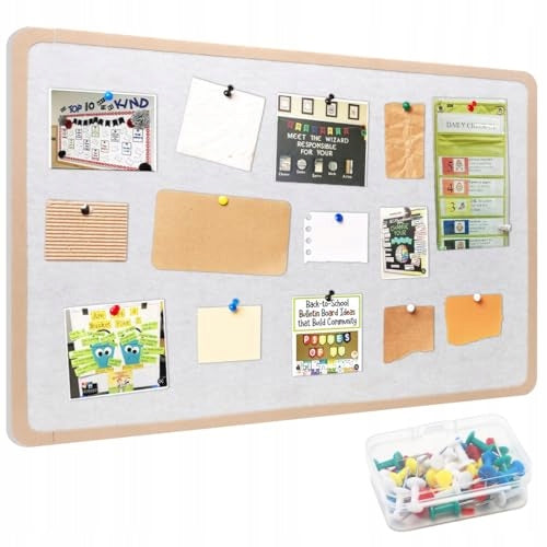 FELT BOARD FOR PINNING 60X80 CM DECORATIVE HOUSE 50 PINE Brand no brand