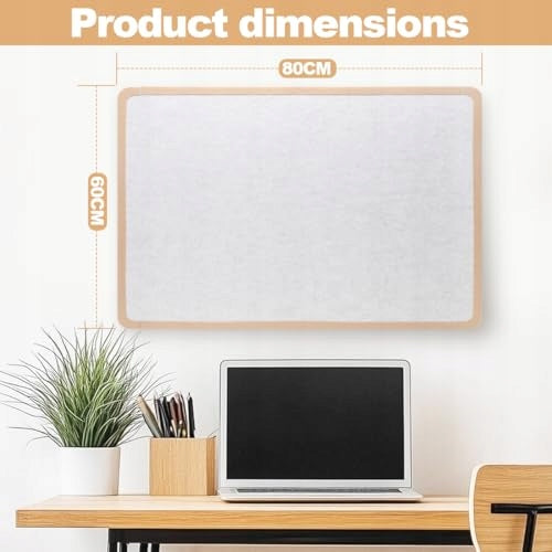 FELT BOARD FOR PINNING 60X80 CM DECORATIVE HOUSE 50 PINE Manufacturer code Bez marki