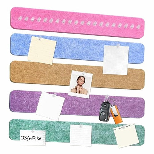 FELT BOARDS SELF-ADHESIVE COLORED FOR NOTES OFFICE HOME 10 PCS