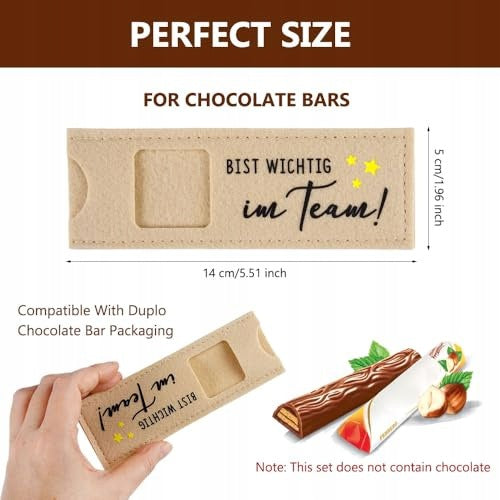 FELT CHOCOLATE CASE FOR DUPLO GIFT FOR TEAM 20 PCS. for home Manufacturer code Nieoznaczona