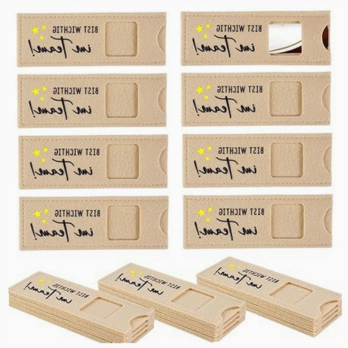 FELT CHOCOLATE CASE FOR DUPLO GIFT FOR TEAM 20 PCS. for home
