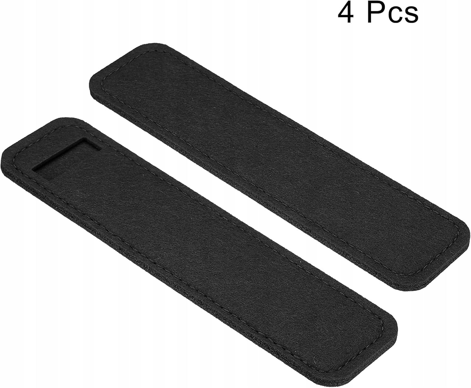 FELT PENCIL CASE MINI PEN CASE BLACK 17,5X4,5CM Model PATIKIL Filcowy piórnik