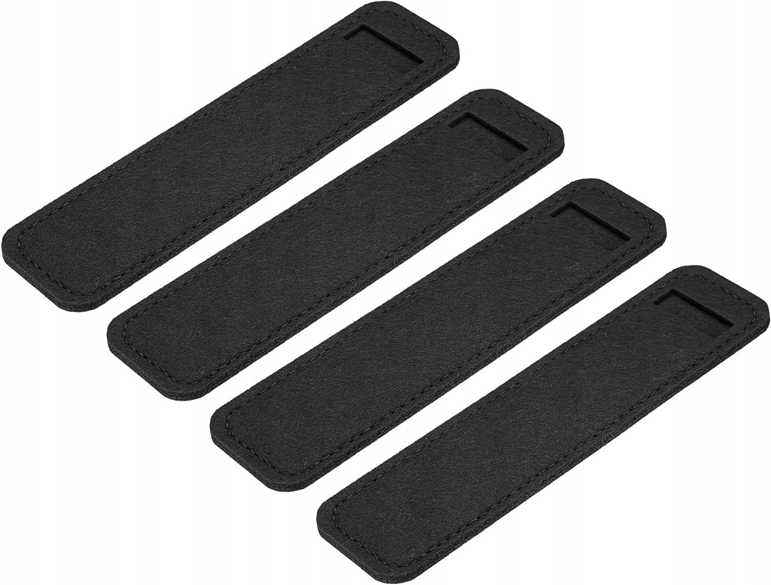 FELT PENCIL CASE MINI PEN CASE BLACK 17,5X4,5CM