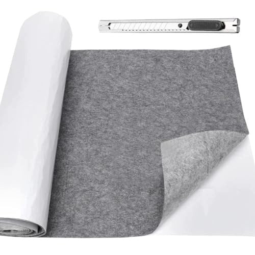 FELT SELF ADHESIVE DARK GREY FOR FURNITURE 220 X 40 CM 2 MM DIY metal Brand no brand