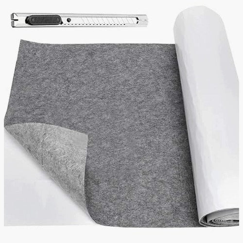 FELT SELF ADHESIVE DARK GREY FOR FURNITURE 220 X 40 CM 2 MM DIY metal