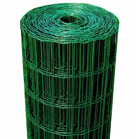 FENCE MESH 120 cm COATED 1,2 m WELDED 20 m green eye10x10 Manufacturer code SIATKA ZGRZEWANA 100x100mm 1,2m 20m zielona