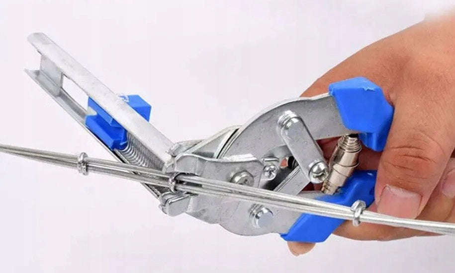 FENCE MESH ATTACHMENT PLIERS + STAPLES Kind set