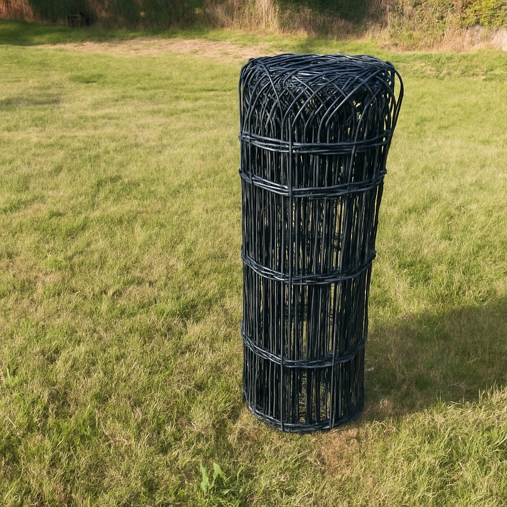 FENCE MESH DISCOUNT 65 cm PVC COATED 0.6 m roll 10 mb anthracite Kind mesh fence