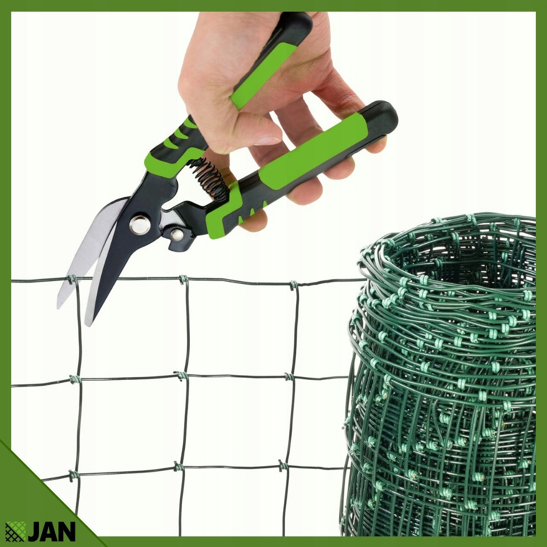 FENCE MESH Knot Forest 80/9/10 GREEN PVC OC protection 25m Length 25 m