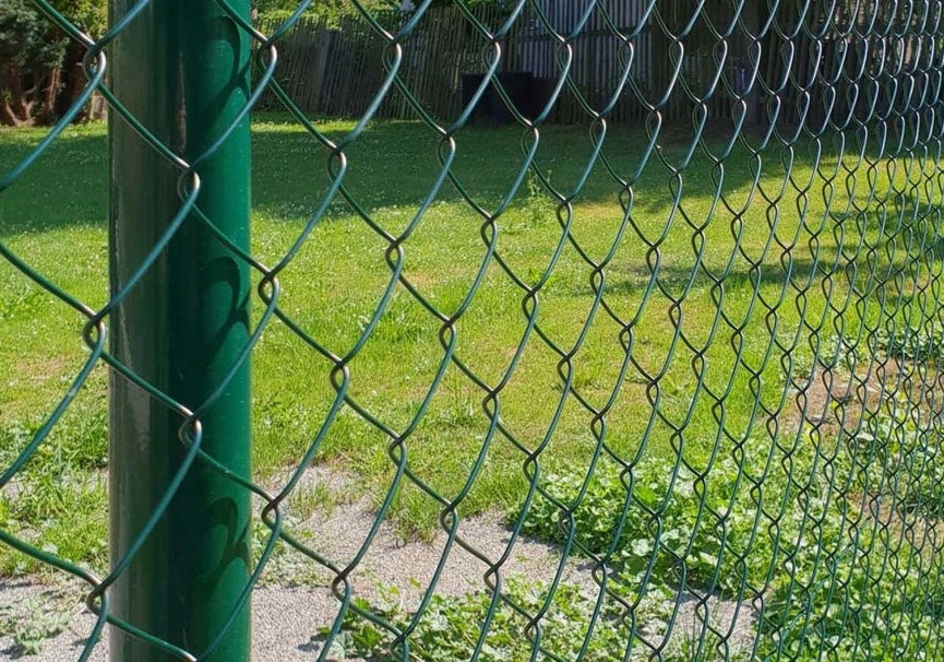 FENCE MESH coated 100 cm green 1 m 10m eyelet 6x6 3,1mm fence Manufacturer no brand