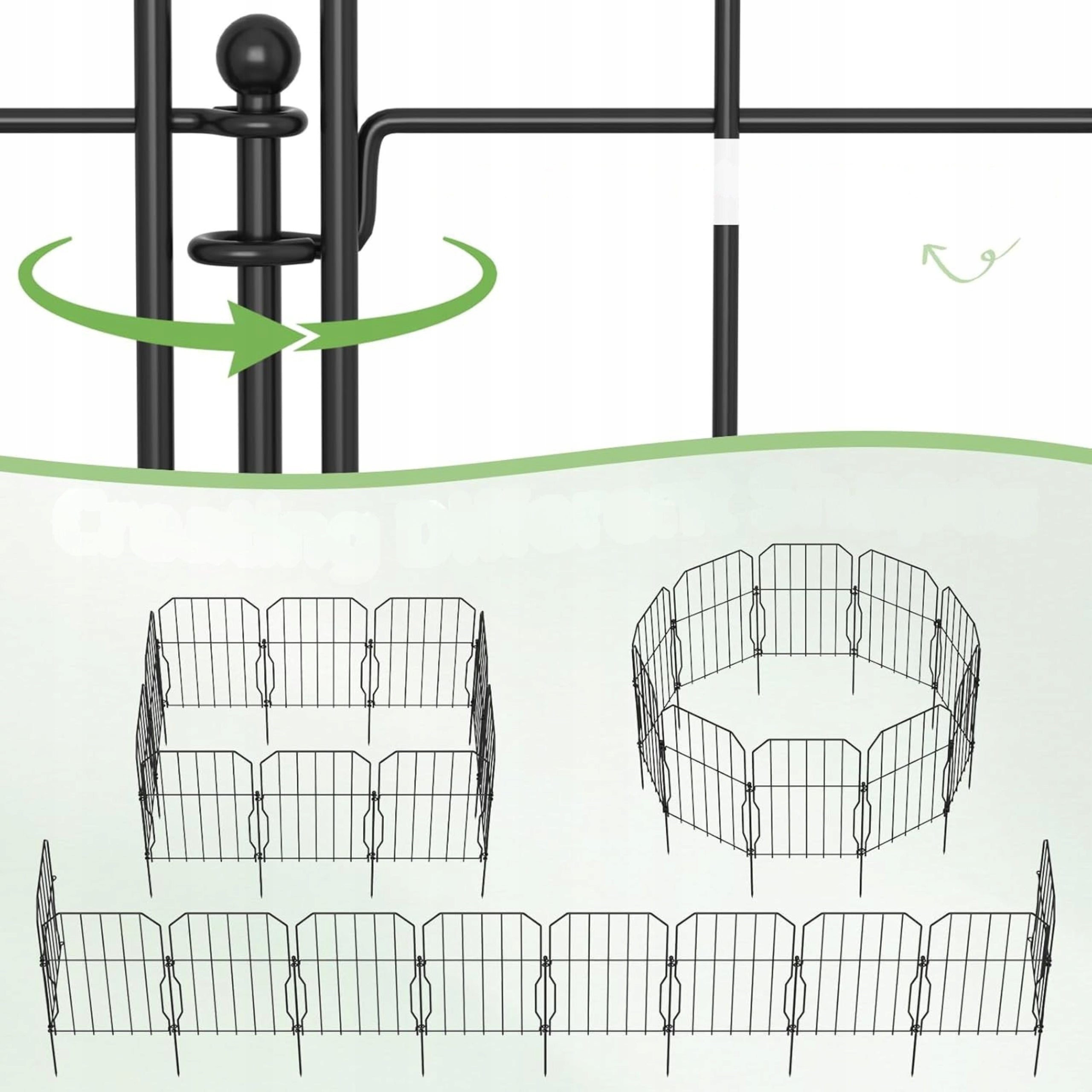 FENCE PLAYPEN BARRIER HOMEstead ANIMAL DOG CAGE CATWALK 25el 7,75m Manufacturer 24garden