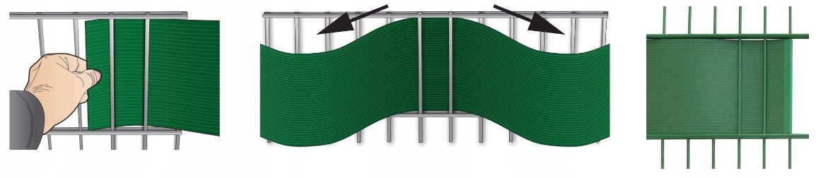 FENCE TAPE ANTHRACITE 19x35 FENCE COVER PANEL FENCE GRAPHITE Kind fencing tape