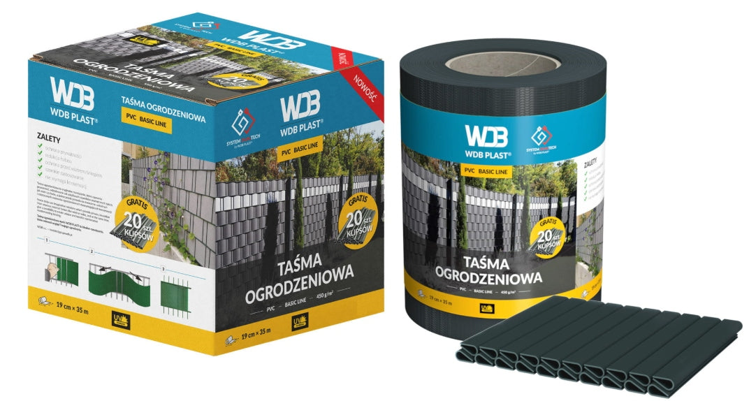 FENCE TAPE ANTHRACITE 19x35 FENCE COVER PANEL FENCE GRAPHITE Manufacturer WDB PLAST
