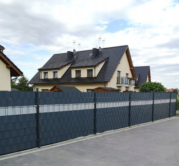FENCE TAPE ANTHRACITE 19x35m COVER FOR PANEL FENCES FENCE +UV Kind fencing tape