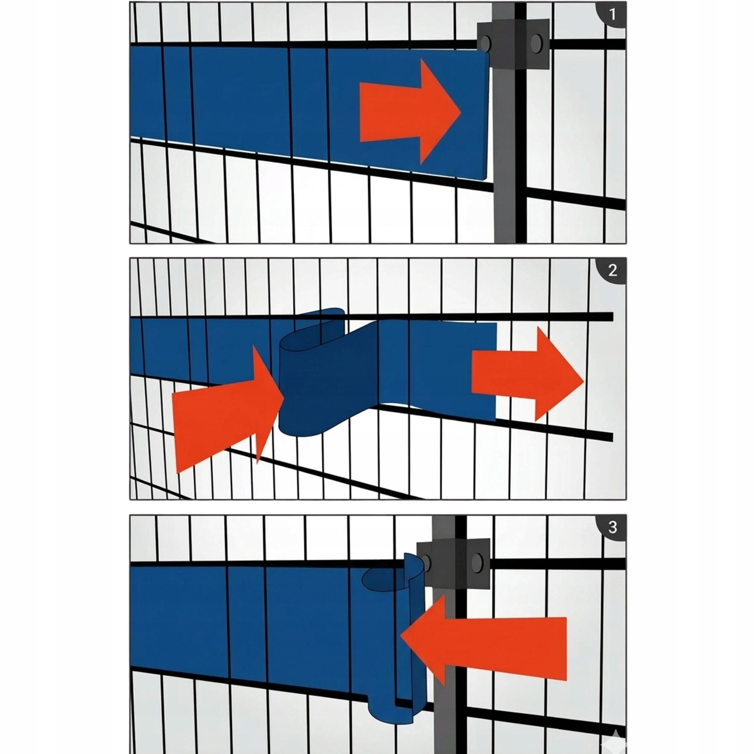 FENCE TAPE ANTHRACITE 19x35m COVER FOR PANEL FENCES FENCE +UV Mesh material PVC coated
