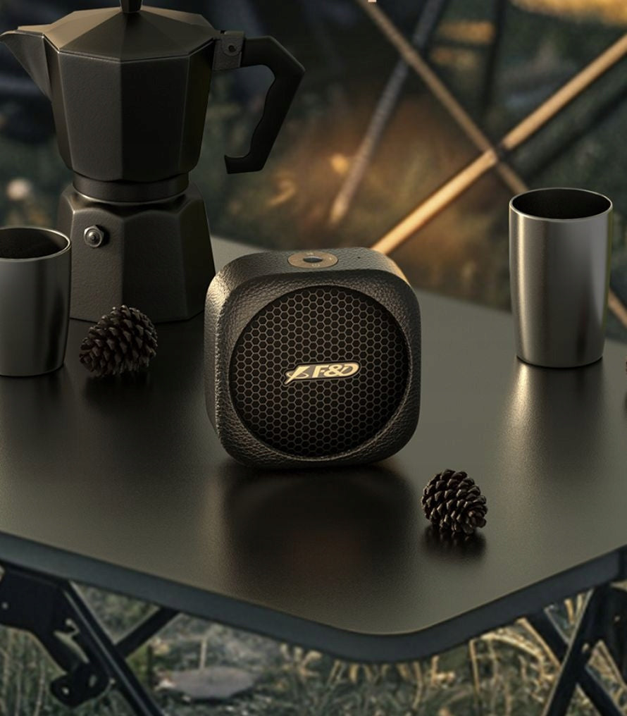 FENDA RW10 mini wireless speaker, portable, bluetooth, black, RETRO EAN (GTIN) 6924053407767