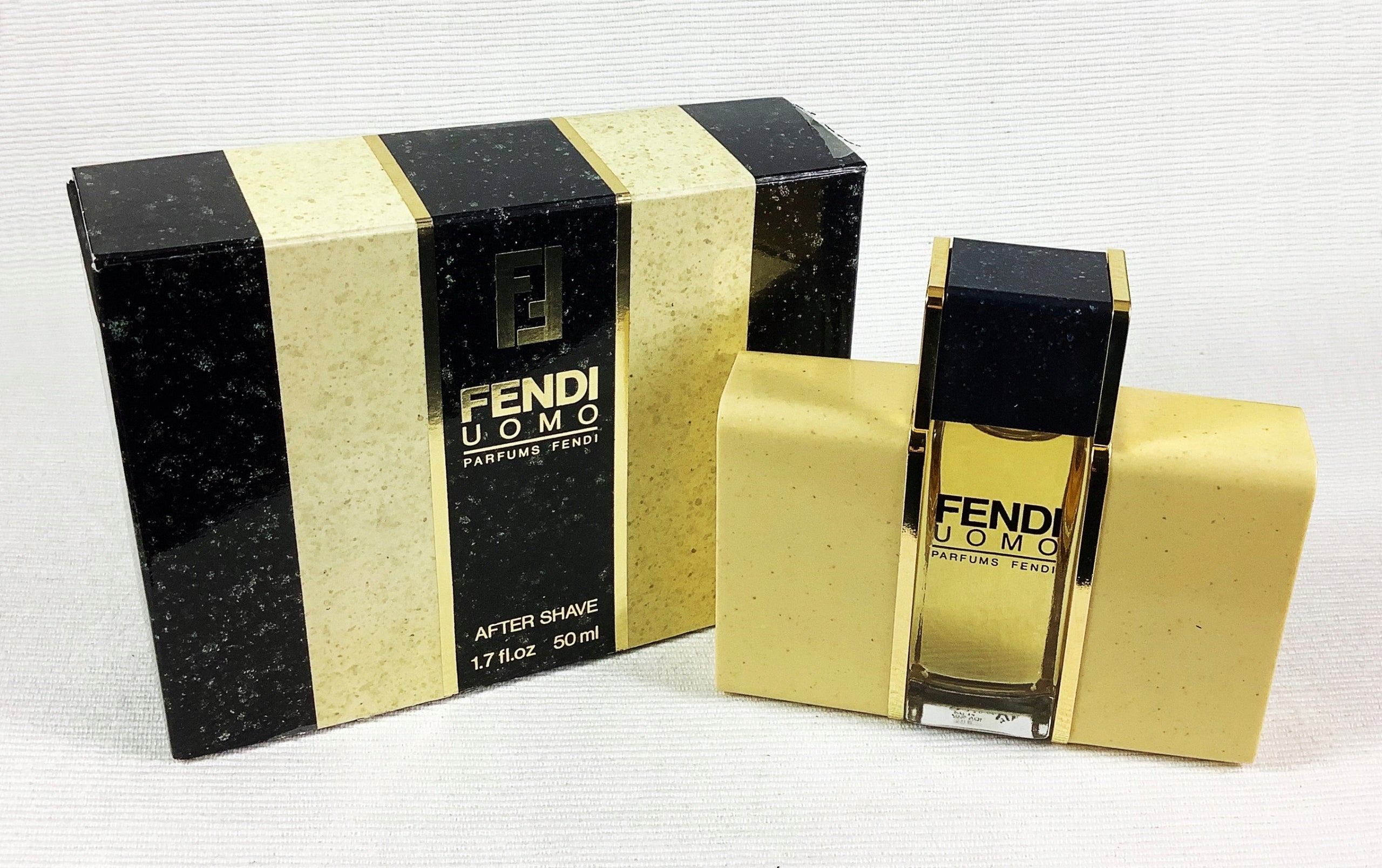 FENDI UOMO 50 ML AFTER SHAVE AFTERSHAVE UNIQUE Packaging status original