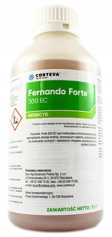 FERNANDO FORTE 300EC 1L WEEDS IN LAWN DANDELION PLANTAIN