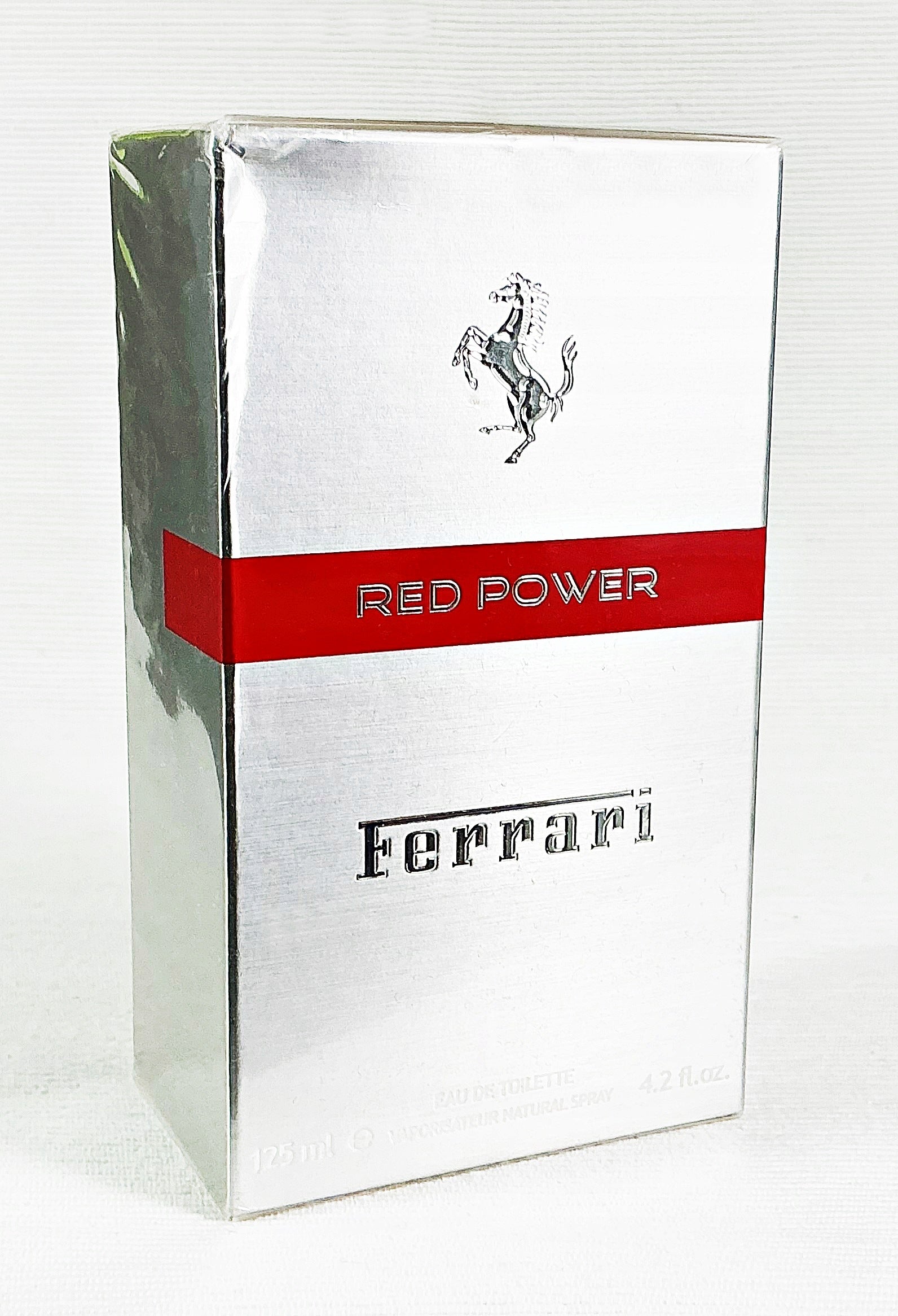 FERRARI RED POWER 125 ML EAU DE TOILETTE UNIQUE Packaging status original
