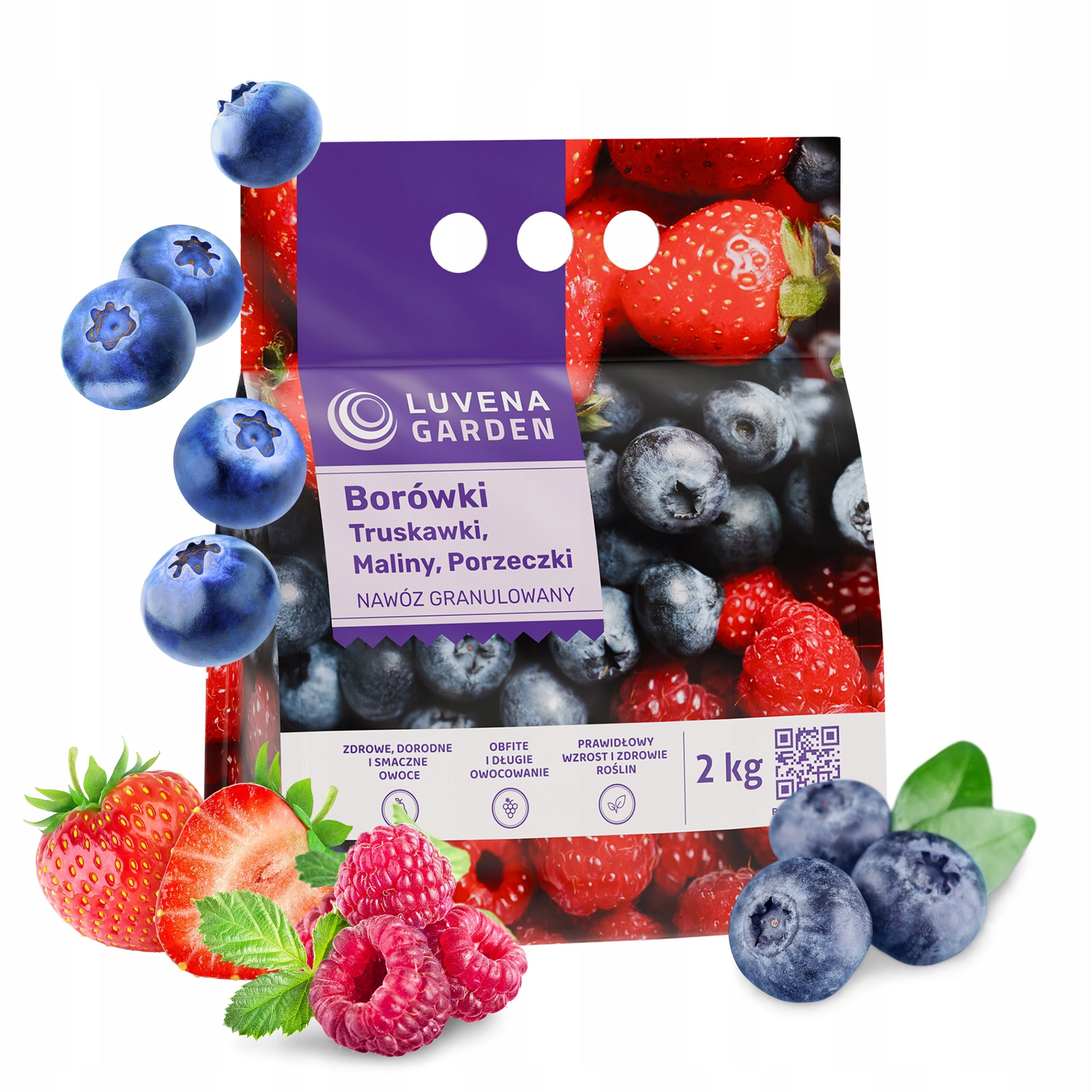 FERTILIZER FOR BLUEBERRIES OF CURRANTS OF ACID-LOVING PLANTS LUVENA GARDEN 2KG Packaging status original