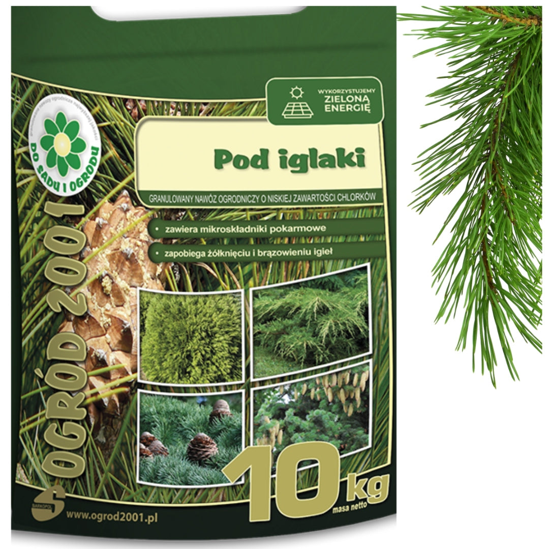 FERTILIZER FOR CONIFERS GARDEN 2001 SIARKOPOL 10KG GRANULATED FOR CONIFERS THUJA