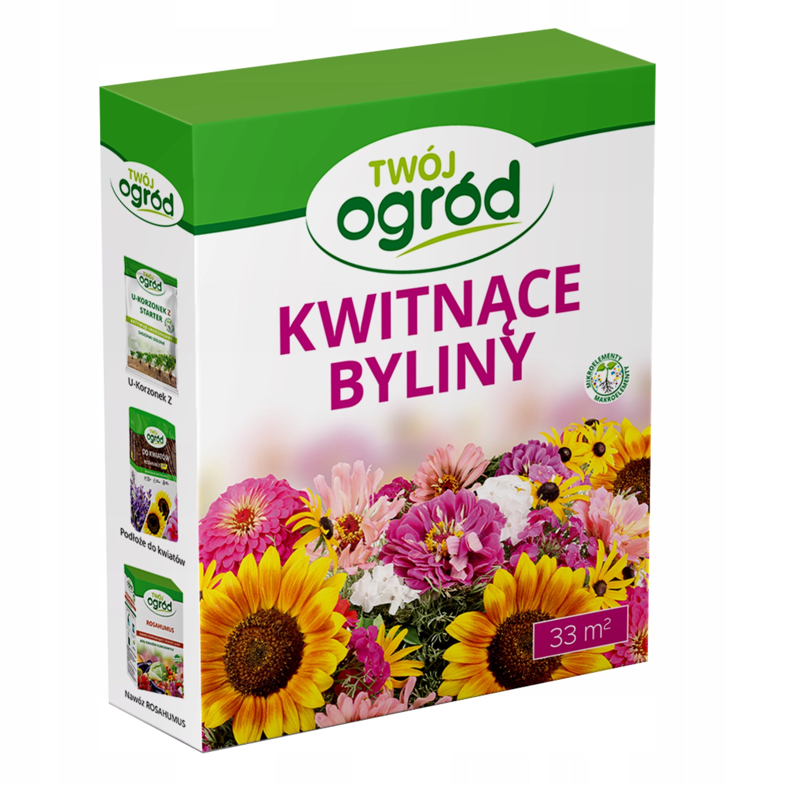 FERTILIZER FOR FLOWERING PERENNIALS 1kg LONG-LASTING TWÓJ OGRÓD Packaging status original