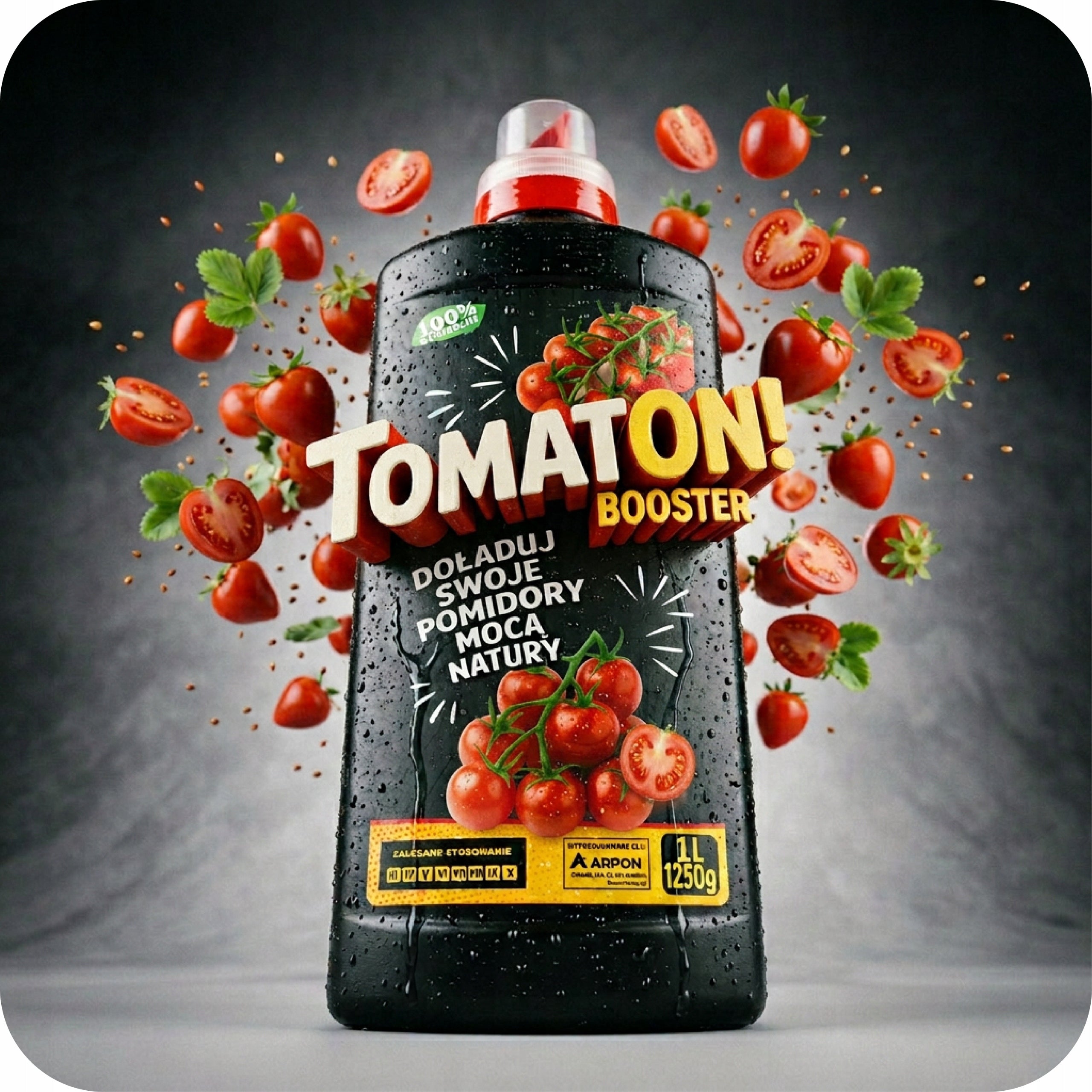FERTILIZER FOR TOMATOES TomatON! Booster 1l ORGANIC NATURAL FOR VEGETABLES Packaging status original
