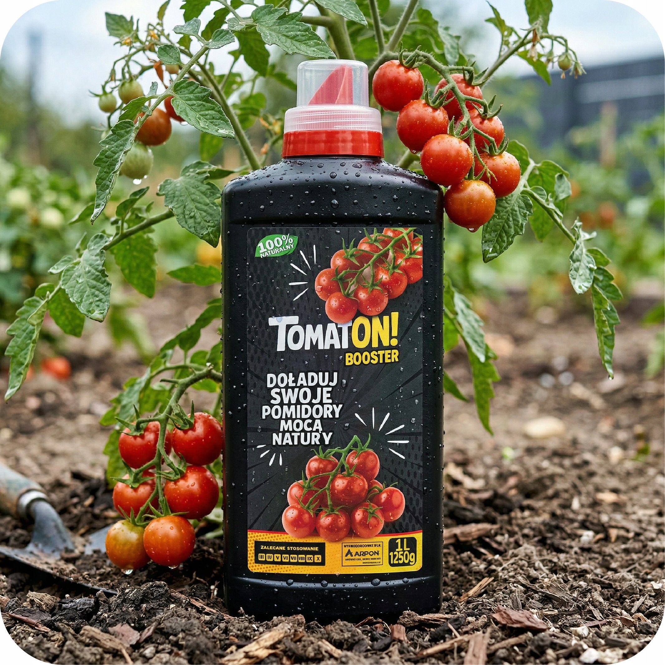 FERTILIZER FOR TOMATOES TomatON! Booster 1l ORGANIC NATURAL FOR VEGETABLES Weight 1 kg